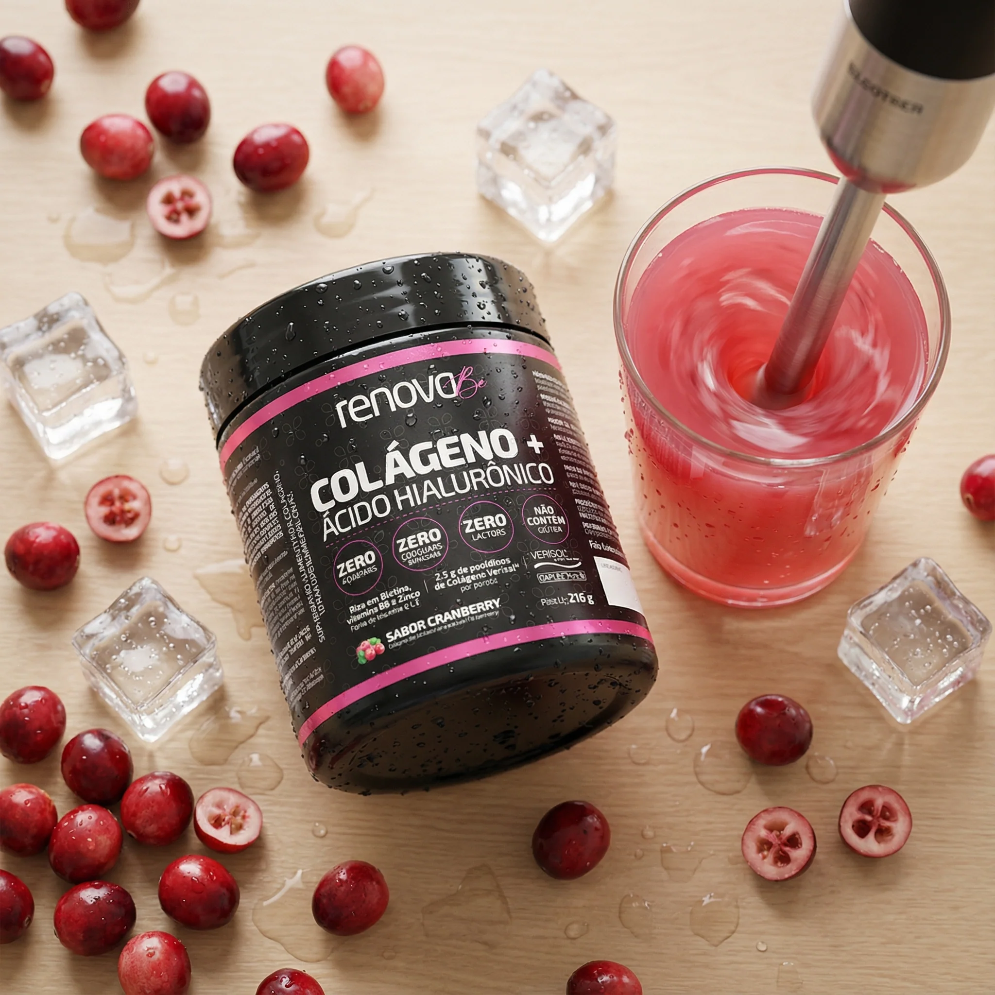 Colágeno Verisol® + Ácido Hialurônico - Cranberry - Image 3