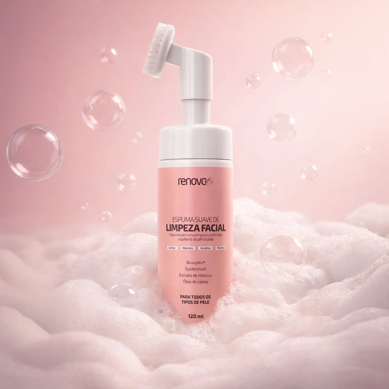 Espuma Suave de Limpeza Facial - Para Todos os Tipos de Pele - Image 5