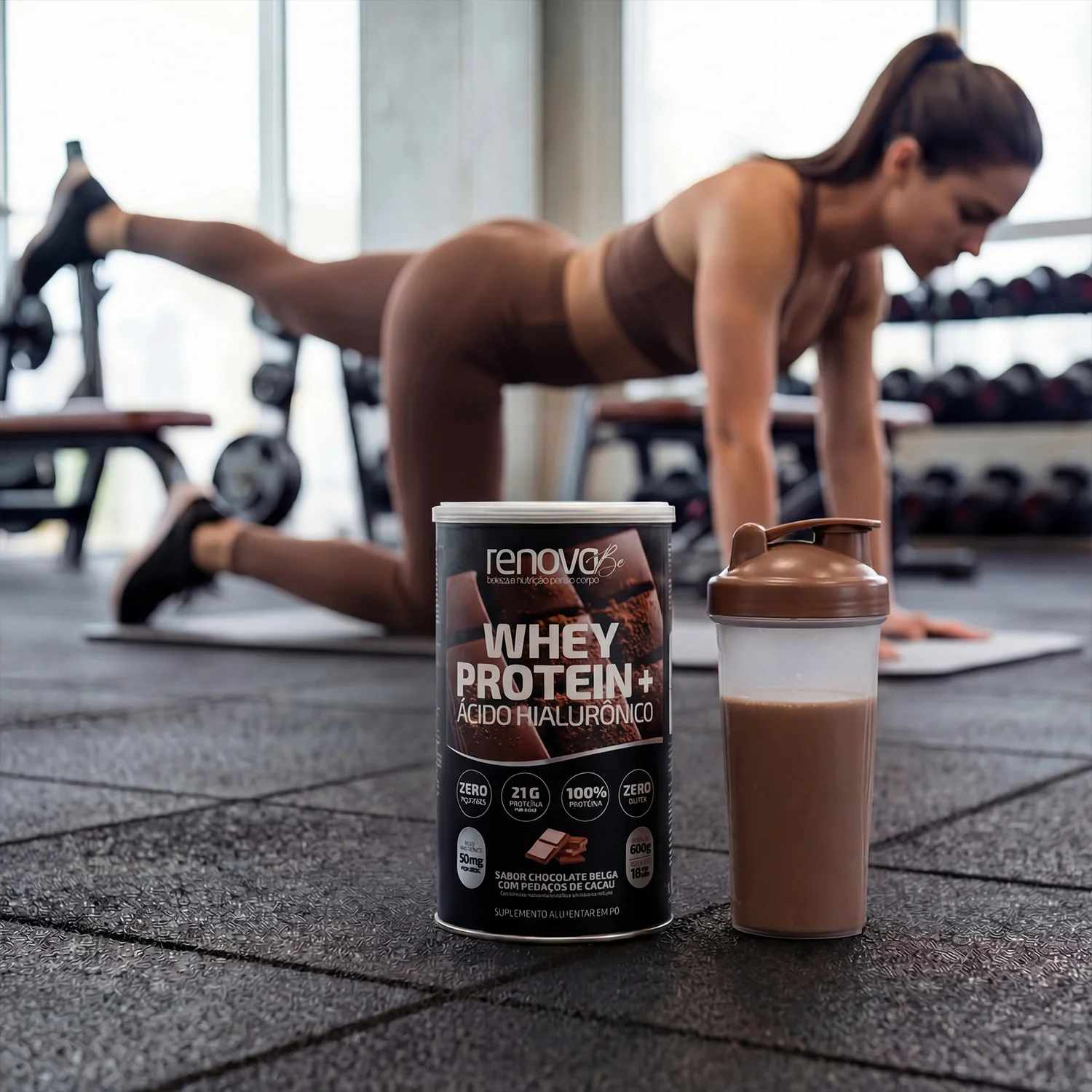 Whey Protein e Ácido Hialurônico - Chocolate - Image 5