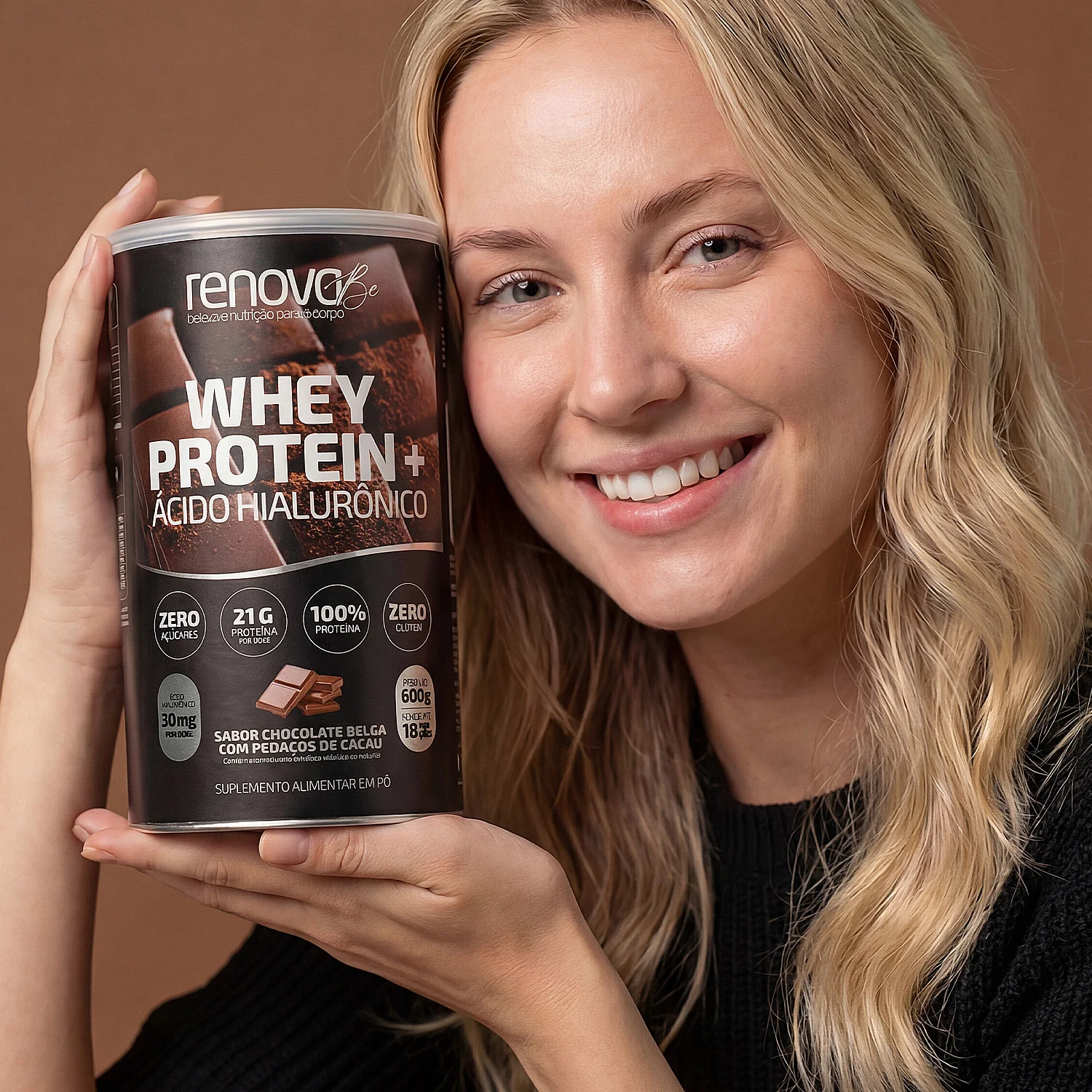 Whey Protein e Ácido Hialurônico - Chocolate - Image 6